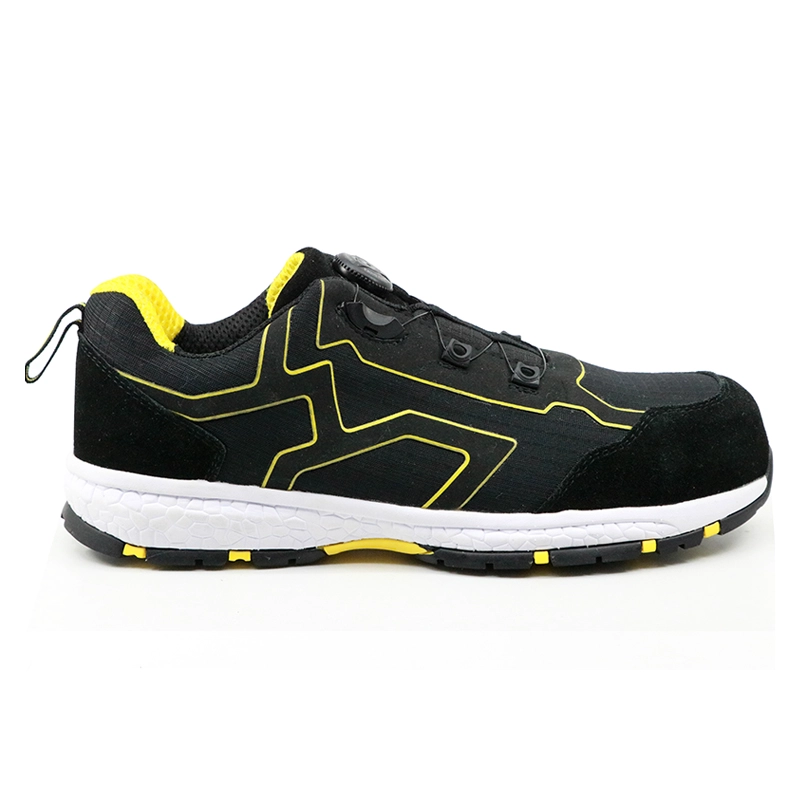 China TMC019 Anti slip fast loosen lightweight impact resistant sport type safety shoes men manufacturer