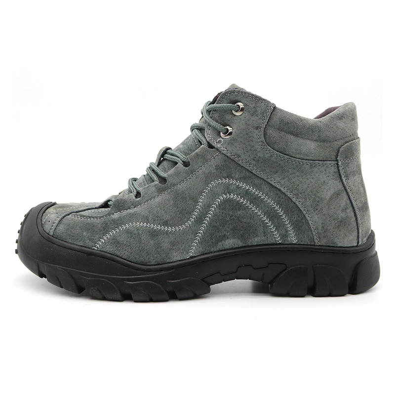 China TMC4005 Oil abrasion resistant pig leather steel toe fur lining winter safety shoes manufacturer