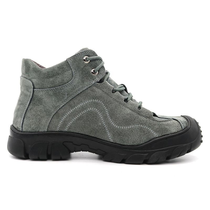 China TMC4005 Oil abrasion resistant pig leather steel toe fur lining winter safety shoes manufacturer