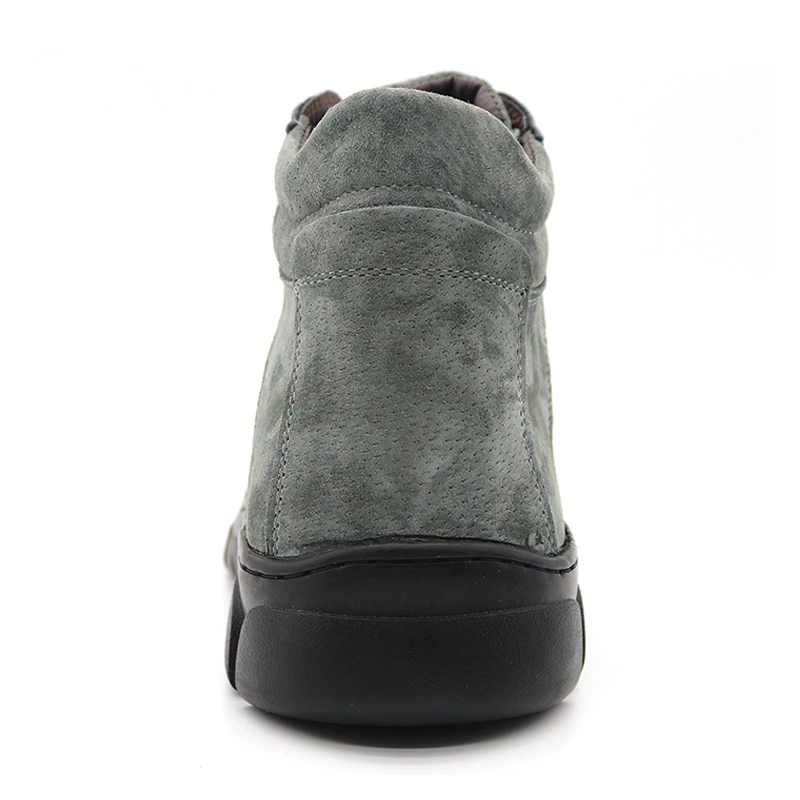 China TMC4005 Oil abrasion resistant pig leather steel toe fur lining winter safety shoes manufacturer