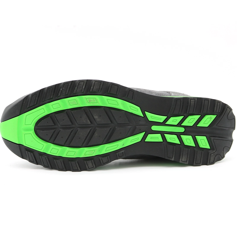 China TMC5008 oil acid resistant anti slip suede leather non safety sport work shoes manufacturer