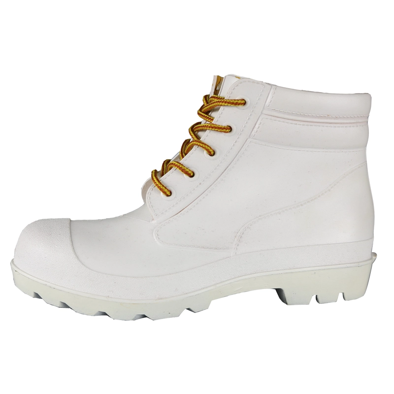 China WWA food industry steel toe white ankle rain boots Hersteller