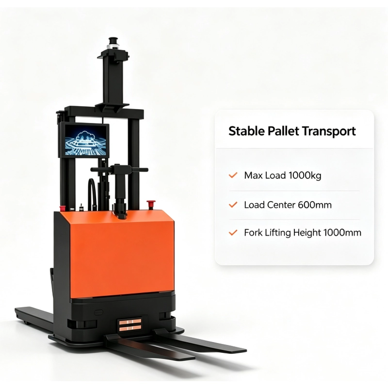 China BSI 1t MINI Compact Autonomous Stacker AMR Robot manufacturer