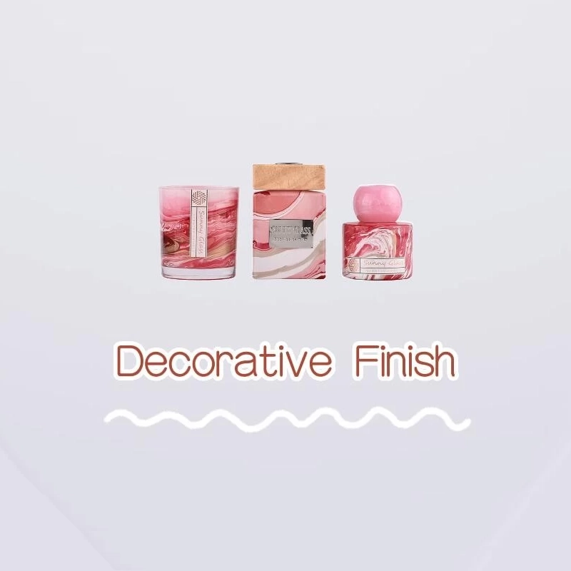 Candle Jars Decorative Finish