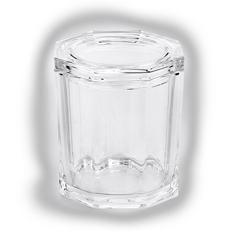 Kina 691ml octagmlonal med låg glas lysestage producent engros fabrikant
