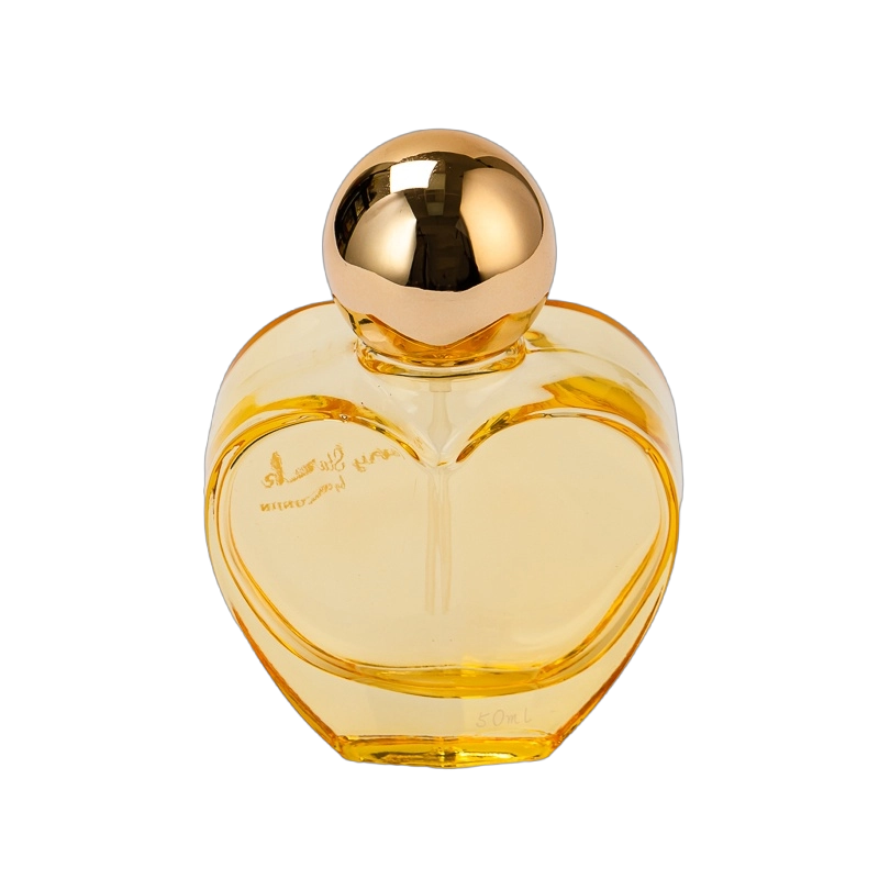 50ml spherical gold cap na hugis ng pabango na bote ng pabango na lalagyan