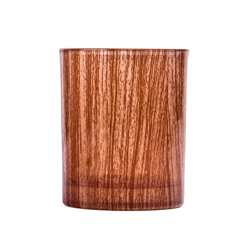 Luxury Embossed Glass Candle Jar Wholesale Custom