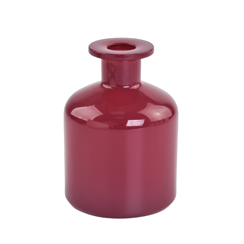 Custom Glossy Red Glass Aroma Bottles for Bulk Orders