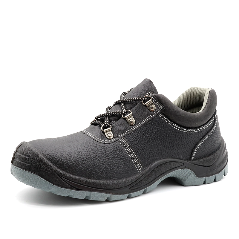 China TM055L Oil slip resistant steel toe puncture proof cheap price leather working shoes manufacturer