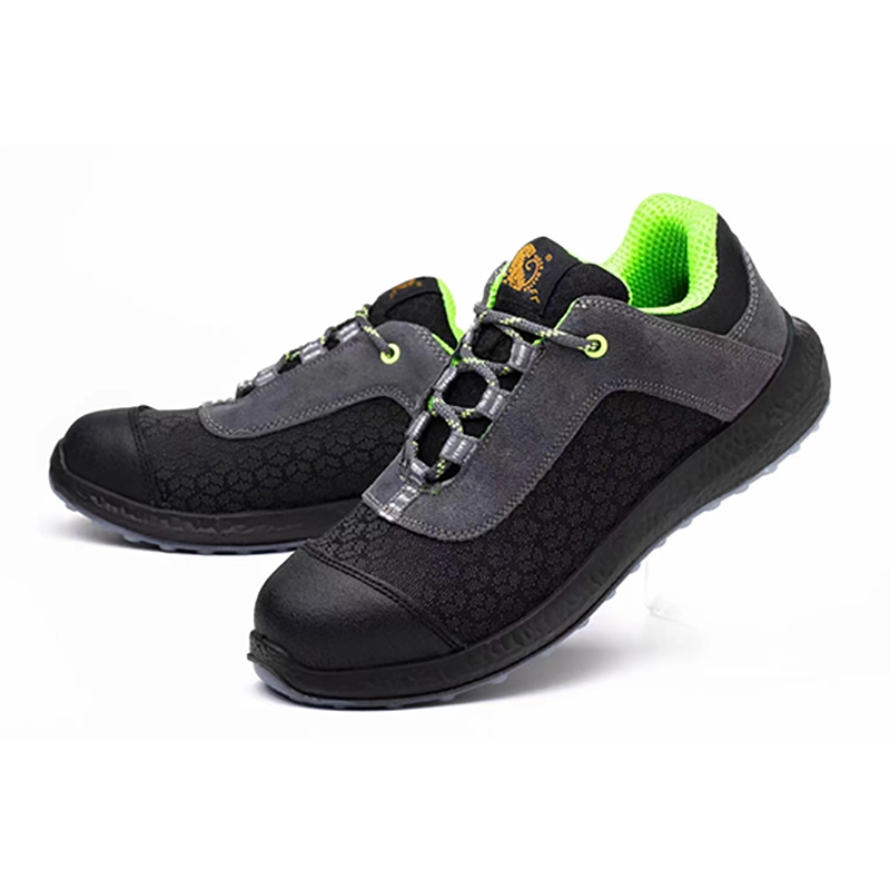 China 6511K Non-slip PU sole steel toe prevent puncture antistatic lightweight safety shoes manufacturer