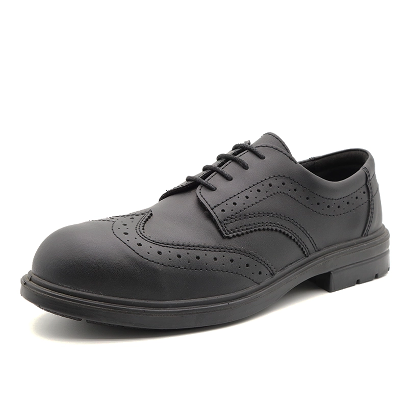 porcelana TM048 Zapato de seguridad ejecutivo para oficina para hombre con punta de fibra de vidrio antideslizante y antiperforación fabricante