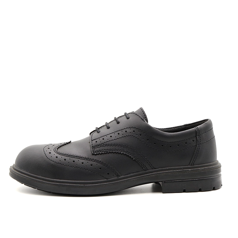 porcelana TM048 Zapato de seguridad ejecutivo para oficina para hombre con punta de fibra de vidrio antideslizante y antiperforación fabricante