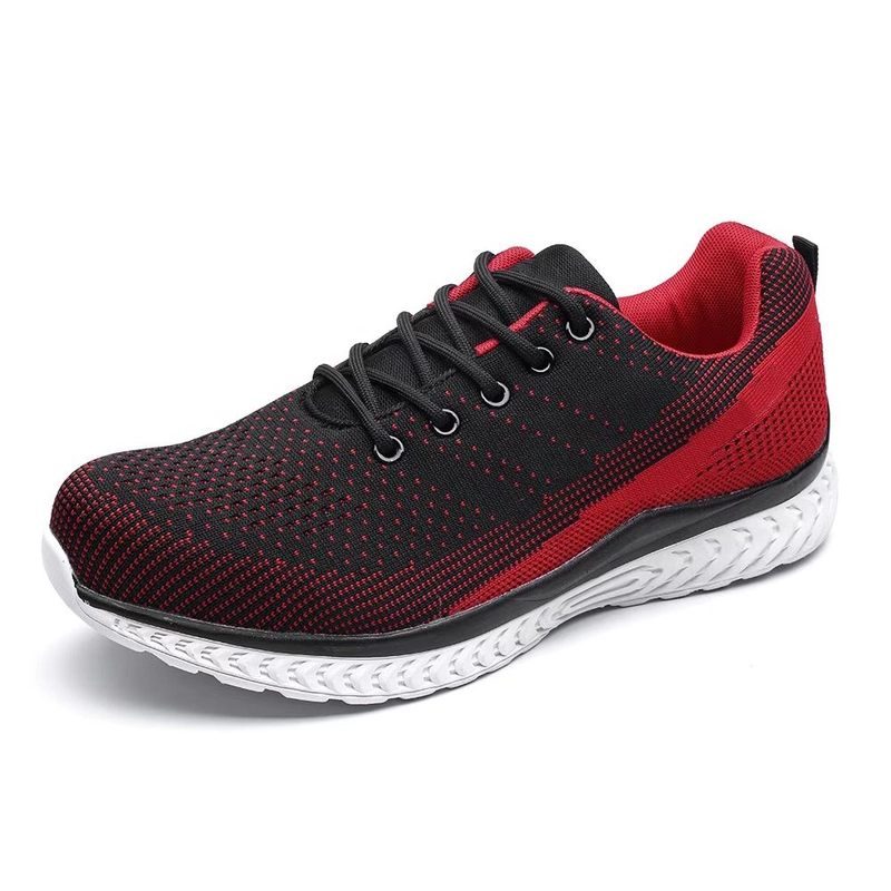 China Tm2040 sola de borracha eva macia biqueira de aço evita punção sapatos de segurança esportivos leves e respiráveis ​​para homens fabricante