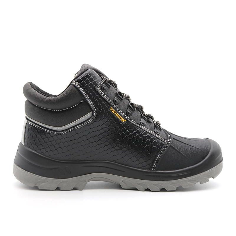 China TM030 Oil acid resistant non-slip pu sole steel toe puncture proof antistatic industrial safety shoes for men manufacturer