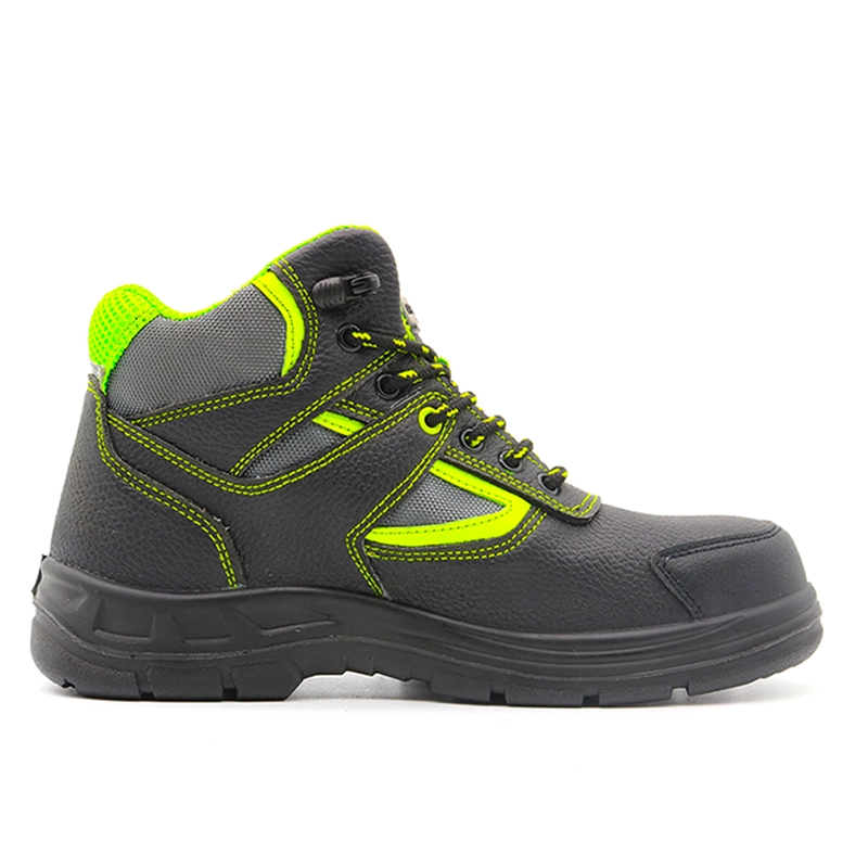 China TM3035 Oil slip resistant pu sole steel toe prevent puncture construction safety shoe boots for men manufacturer