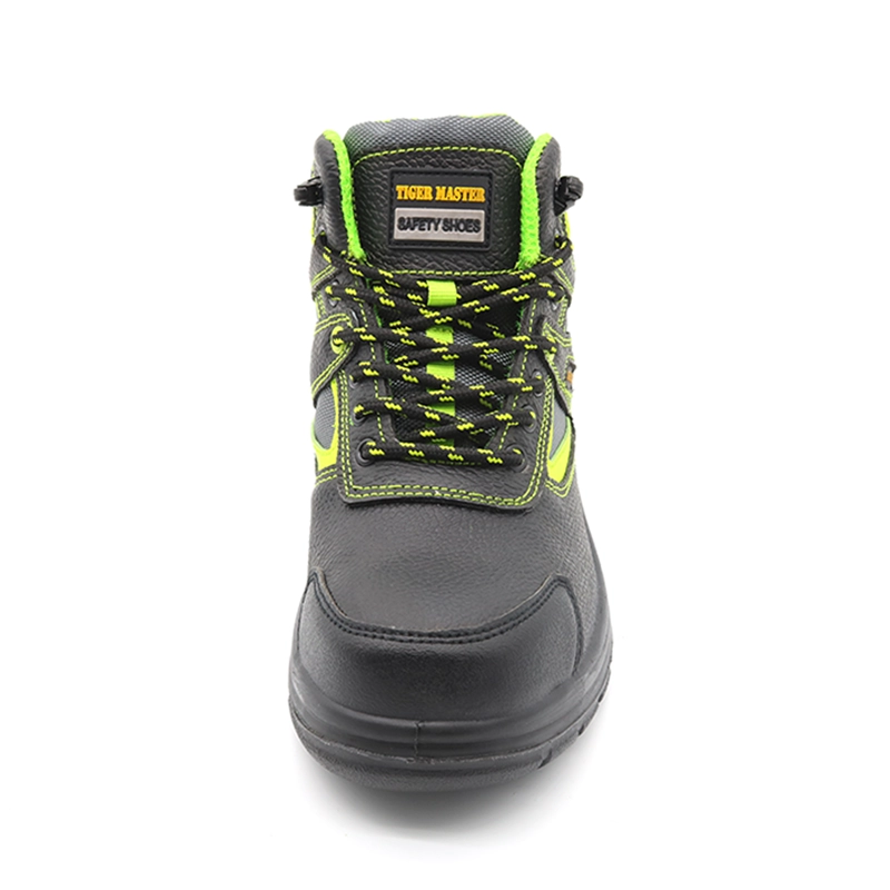 China TM3035 Oil slip resistant pu sole steel toe prevent puncture construction safety shoe boots for men manufacturer
