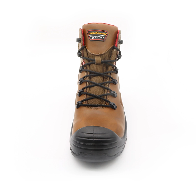 China TM105 Anti slip HRO rubber sole composite toe prevent puncture waterproof safety shoe boots manufacturer