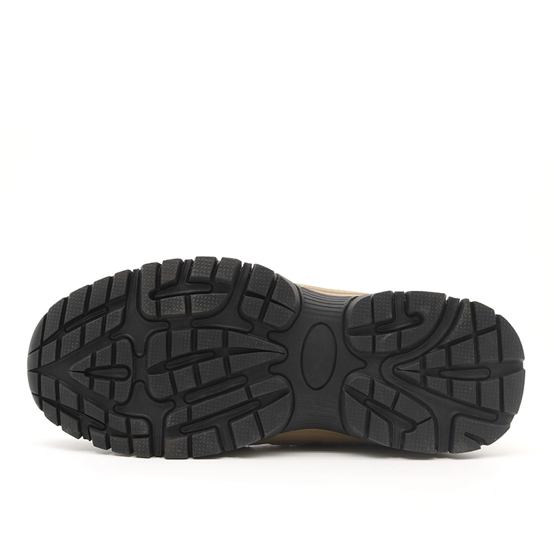 China TM240L Suede leather upper eva rubber sole steel toe puncture proof outdoor hiking safety work shoes manufacturer