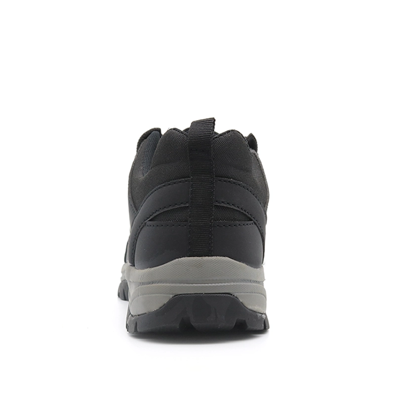 China TM241L Black PU leather anti slip eva rubber sole steel toe puncture proof work safety shoes for men manufacturer