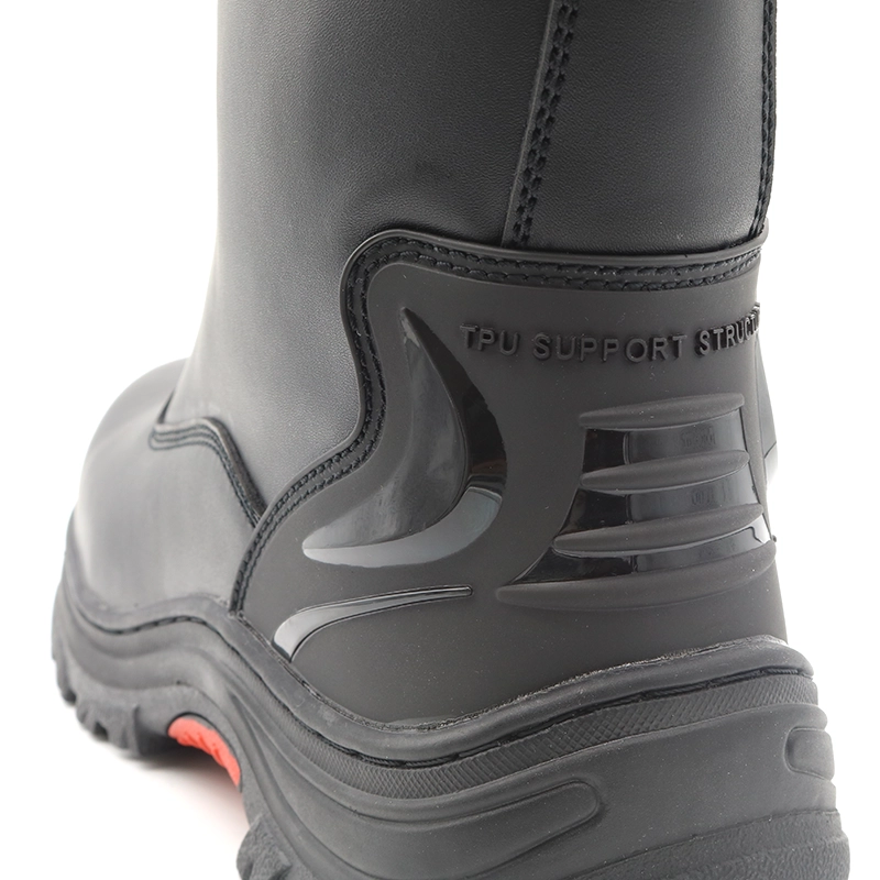 China TM139-1 Heat resistance pu rubber rubber sole composite toe anti puncture safety welding boots manufacturer