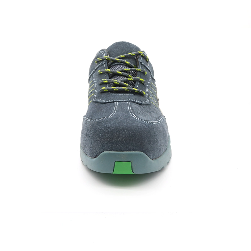 China TM245 Anti-Rutsch-Gummisohle aus Rindsveloursleder Stahlkappe verhindert Durchstich-Sneaker-Sicherheitsschuhe für Damen Hersteller