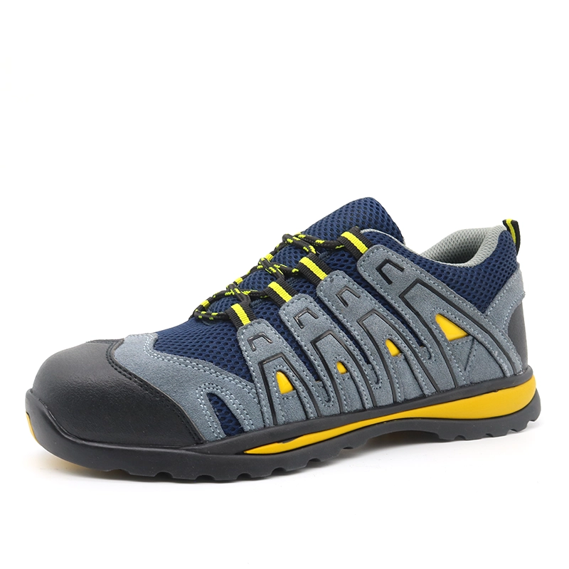China TM246 Oil acid resistant rubber sole steel toe anti puncutre sport type safety shoes for women manufacturer