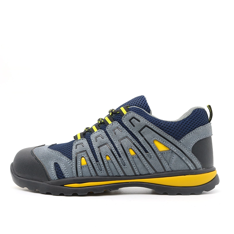 China TM246 Oil acid resistant rubber sole steel toe anti puncutre sport type safety shoes for women manufacturer