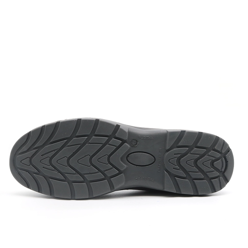China TM223-1 CE verified anti slip pu sole grey suede leather composite toe puncture proof safety shoes for men manufacturer