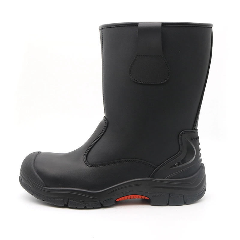China TM139-1 Heat resistance pu rubber rubber sole composite toe anti puncture safety welding boots manufacturer