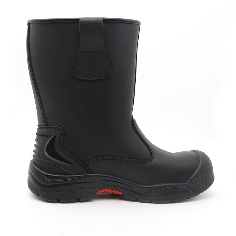 China TM139-1 Heat resistance pu rubber rubber sole composite toe anti puncture safety welding boots manufacturer