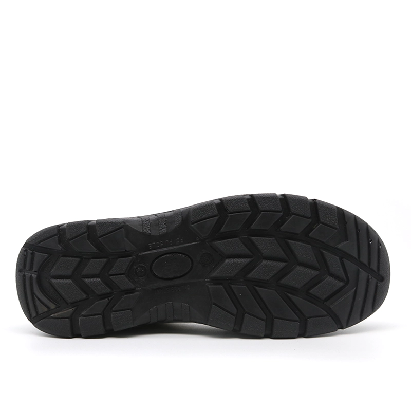 China TM033-1 Anti slip pu sole steel toe prevent puncture elastic band cheap safety shoes without laces manufacturer