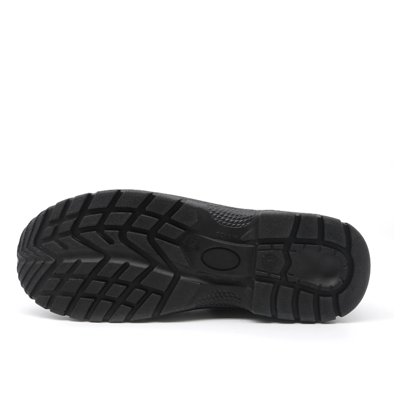 China TM016 Anti slip oil resistant pu sole puncture proof men brown leather safety shoes steel toe manufacturer