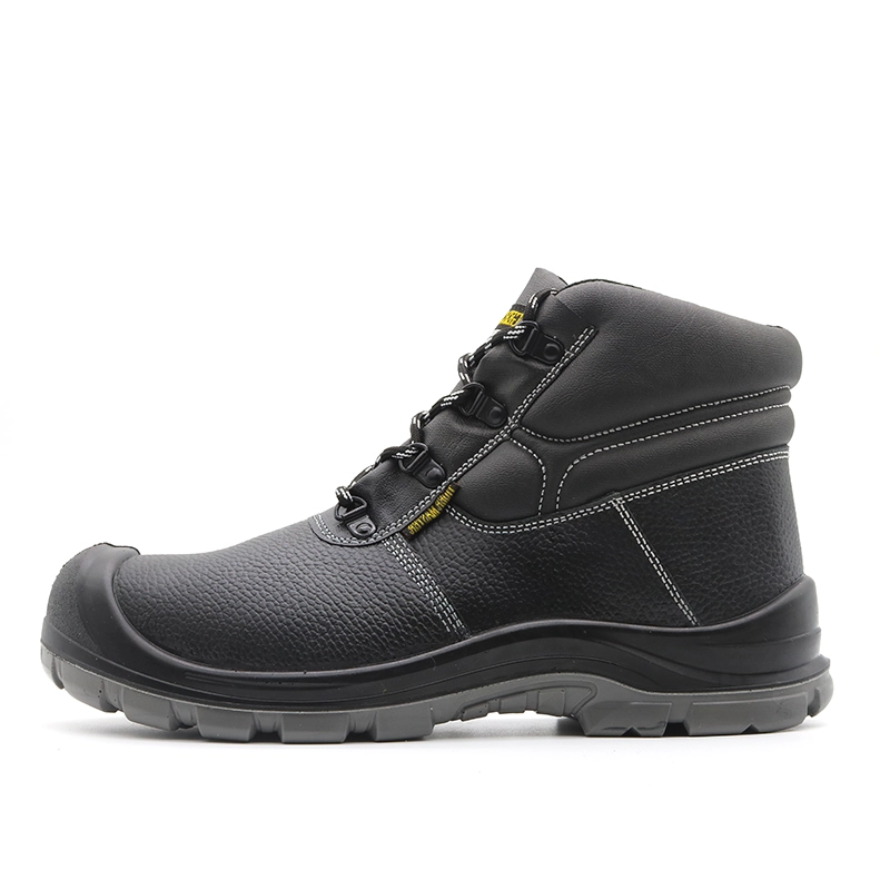 Cina TM063 Suola in pu antiscivolo in pelle nera per prevenire le forature stivali di sicurezza da uomo con puntale in acciaio produttore