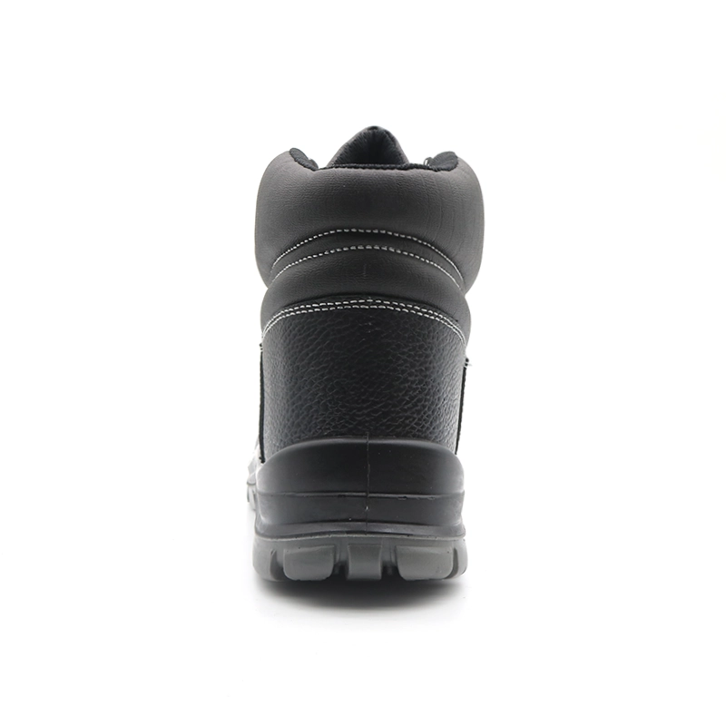 Cina TM063 Suola in pu antiscivolo in pelle nera per prevenire le forature stivali di sicurezza da uomo con puntale in acciaio produttore