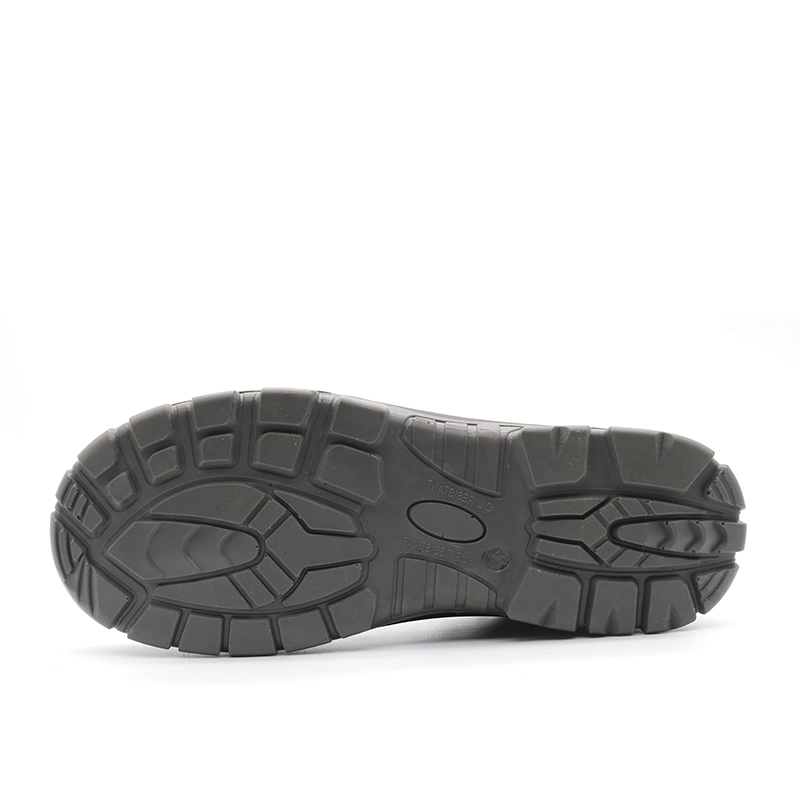 Cina TM063 Suola in pu antiscivolo in pelle nera per prevenire le forature stivali di sicurezza da uomo con puntale in acciaio produttore