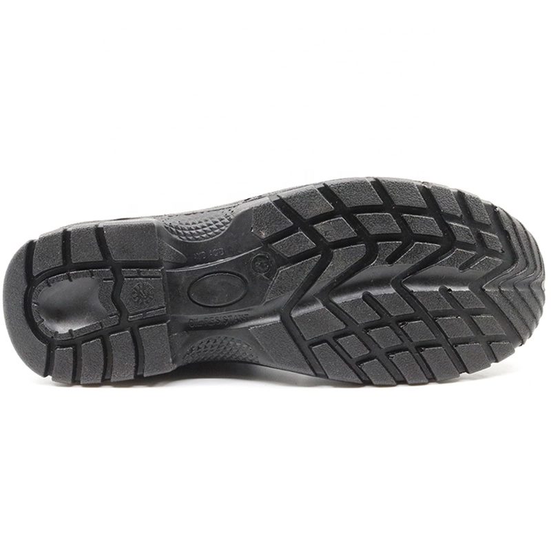 China TM023 Low price PU upper PU sole black steel toe cheap safety shoes for men manufacturer