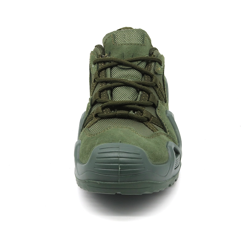 China TM1903L Anti slip pu rubber sole light weight non safety outdoor hiking shoes for men manufacturer