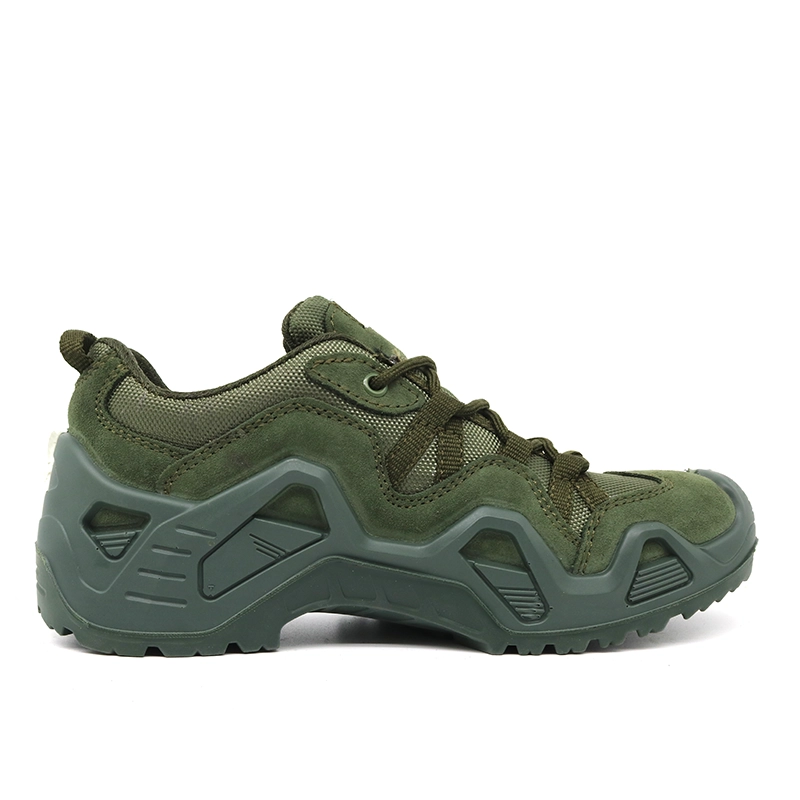 China TM1903L Anti slip pu rubber sole light weight non safety outdoor hiking shoes for men manufacturer