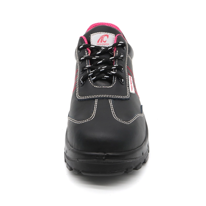 China TM077L Schwarze, pannensichere Stahlkappe, günstige Sicherheitsschuhe für Damen Hersteller