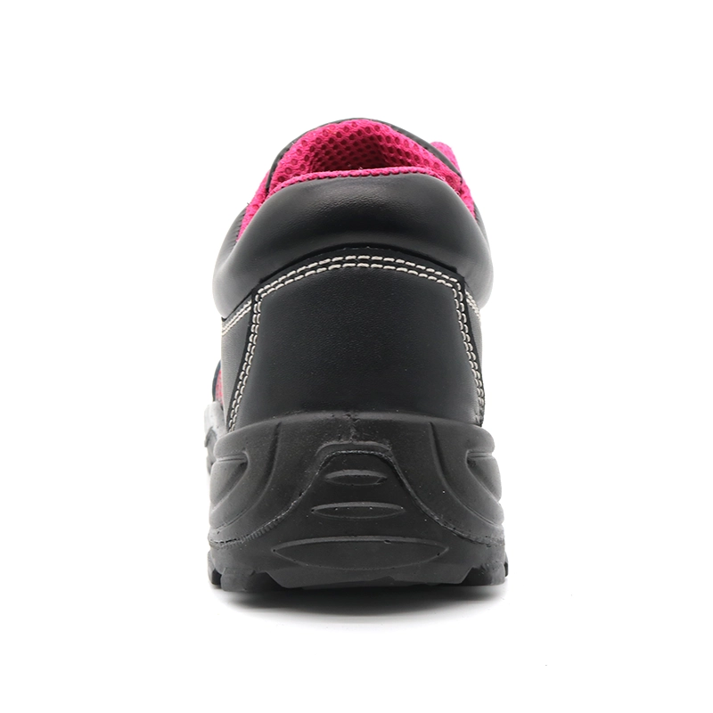China TM077L Schwarze, pannensichere Stahlkappe, günstige Sicherheitsschuhe für Damen Hersteller