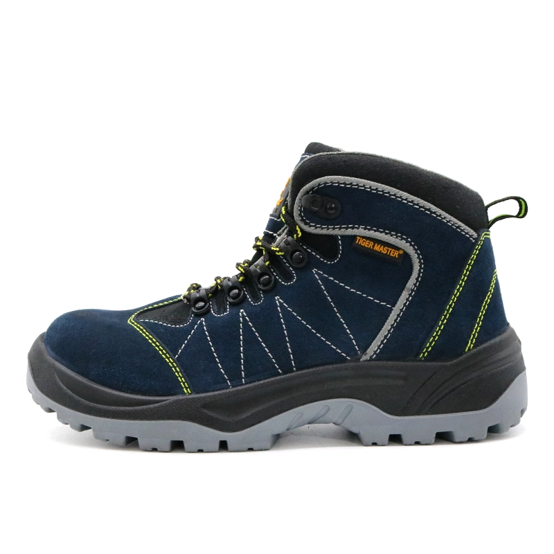 China TM235 Fiberglass toe puncture proof workshop safety shoes for men manufacturer