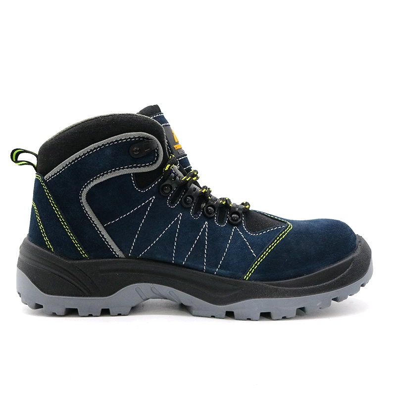 China TM235 Fiberglass toe puncture proof workshop safety shoes for men manufacturer