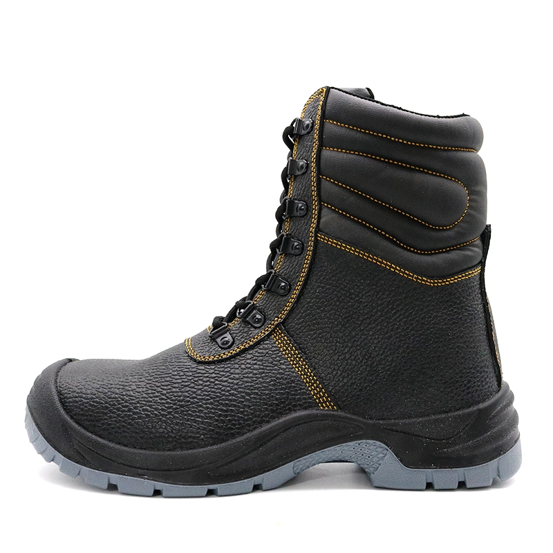 China TM3220 Botas de segurança industrial com biqueira de aço de corte alto e placa intermediária de aço para homens fabricante