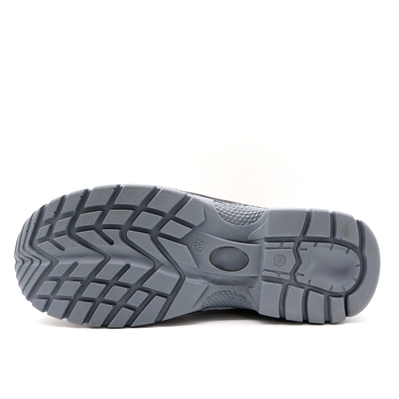China TM3233 Sapatos de segurança de construção anti-furos com biqueira de aço preto para homens fabricante