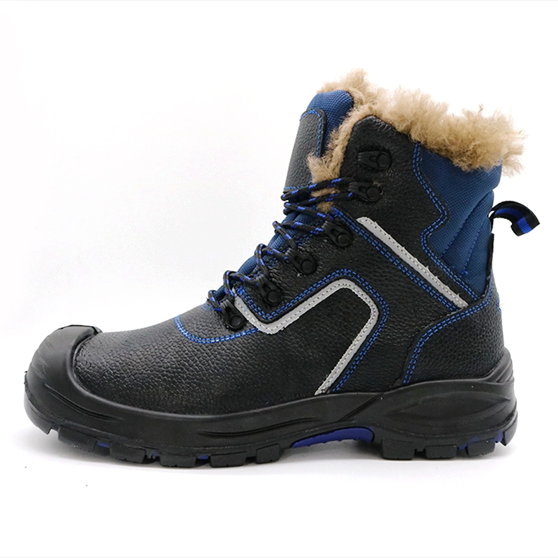 Cina TM116 Scarpe antinfortunistiche invernali da uomo con suola in gomma e fodera in lana con puntale in acciaio produttore