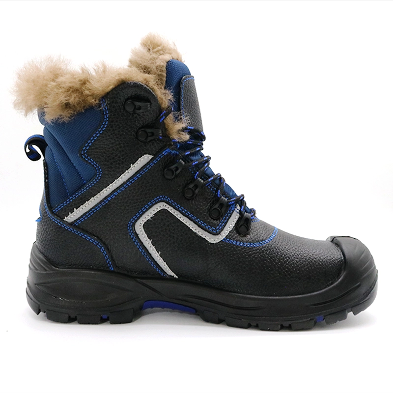 Cina TM116 Scarpe antinfortunistiche invernali da uomo con suola in gomma e fodera in lana con puntale in acciaio produttore