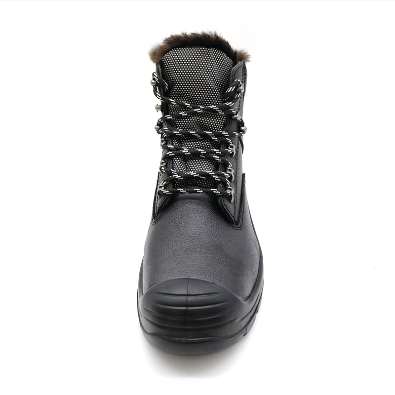 الصين TM3328 Black Steel Toe مضاد للبزل أحذية السلامة الشتوية للرجال الصانع