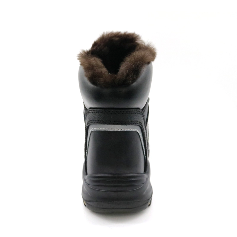 الصين TM3328 Black Steel Toe مضاد للبزل أحذية السلامة الشتوية للرجال الصانع