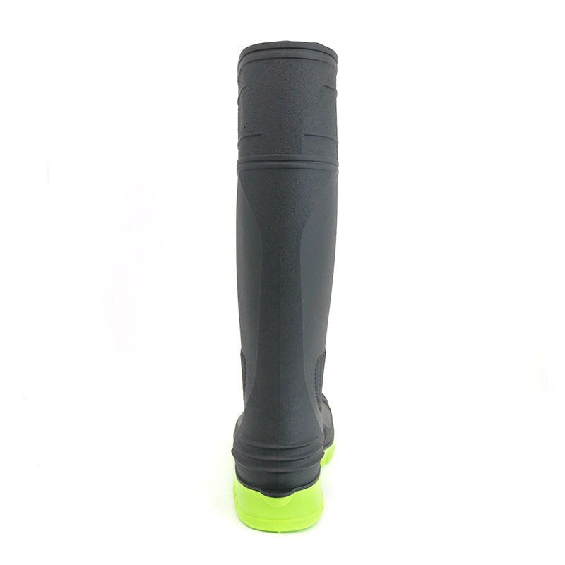 China GB38 Waterproof steel toe anti puncture PVC safety boots For Men manufacturer