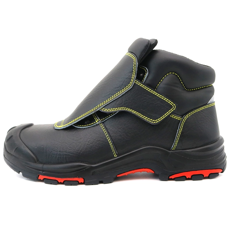 Cina TM185 Scarpe antinfortunistiche per saldatura per l'industria siderurgica in pelle nera produttore